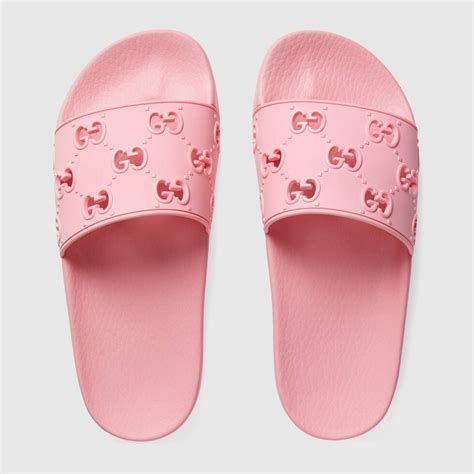 pink gucci slides price|gucci slides for women pink.